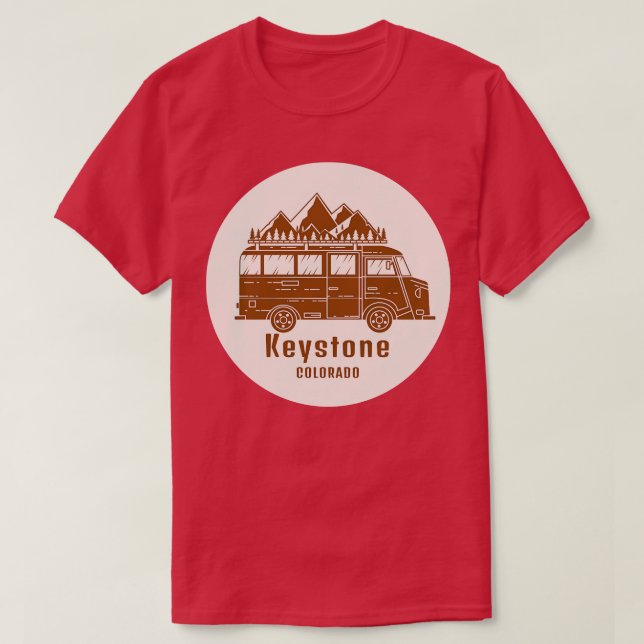 Keystone ski Colorado 6 T-Shirt (Design vorne)