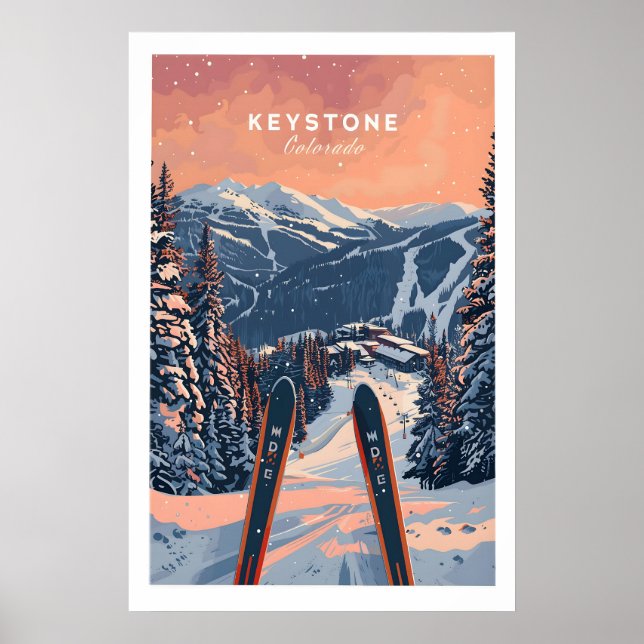 Keystone-Skiplakat - Colorado 1 Poster (Vorne)
