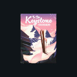 Keystone zum Ski Leinwanddruck<br><div class="desc">Ein absolutes Muss für Skifahrer.</div>