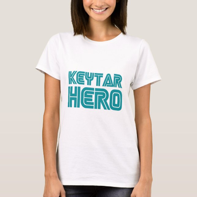 Keytar Hero Gamer der beste Verkäufer T-Shirt (Vorderseite)