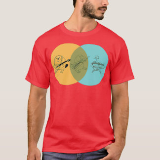 Keytar Platypus Venn Diagramm OGB T-Shirt