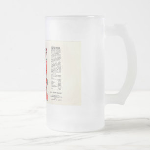 KFAT mattierte Bier-Tasse Mattglas Bierglas