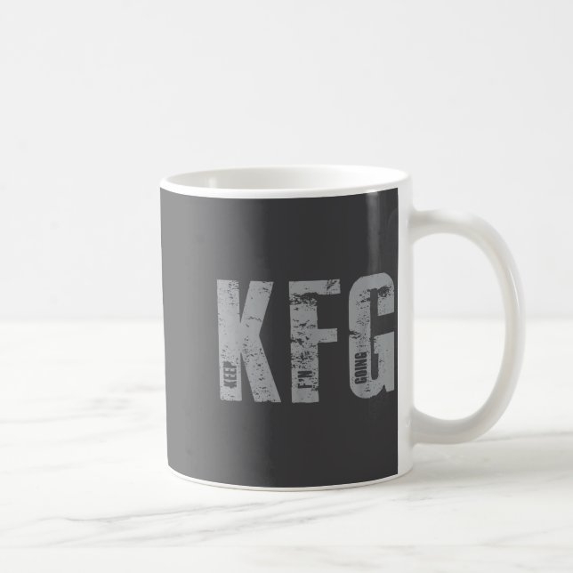 Kfg Keep F'n Going Military Style  Kaffeetasse (Rechts)