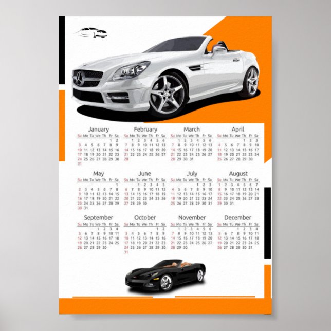 Kfz-Kalender Poster (Vorne)
