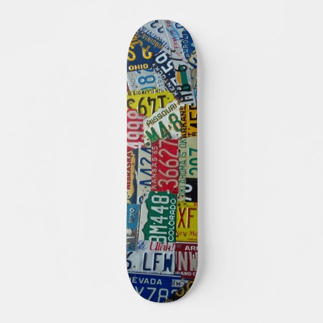 Kfz-Kennzeichenplattform Skateboard (Vorne)