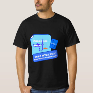 KFZ-Mechaniker-Schraubenschlüssel-Set-Haken T-Shirt