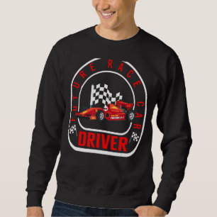 Kfz-Rennfahrer der Zukunft Rennstrecke: Gleite Str Sweatshirt