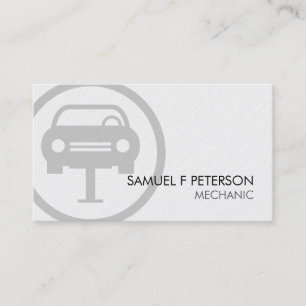 Kfz-Service-Mechaniker-Bold-Icon Visitenkarte