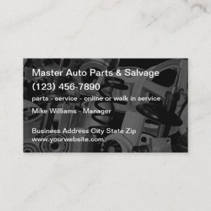 Kfz-Teile und Reparaturservice Visitenkarte