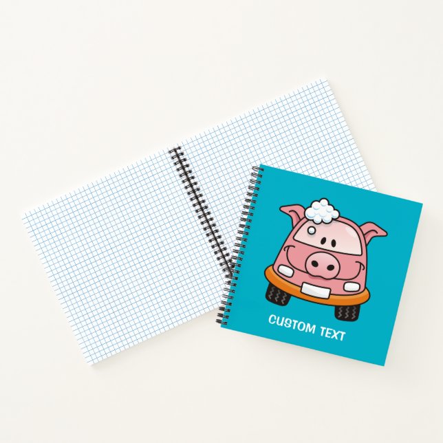 Kfz-Waschschwein Notizbuch (Innenseite)