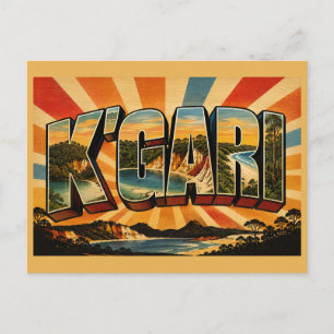 K'gari Queensland Australien Größte Sandinsel  Postkarte