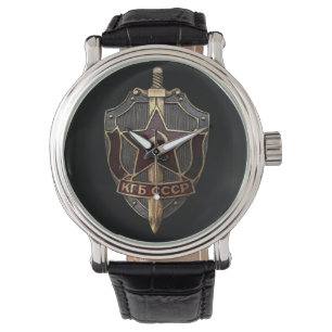 KGB Schild Armbanduhr