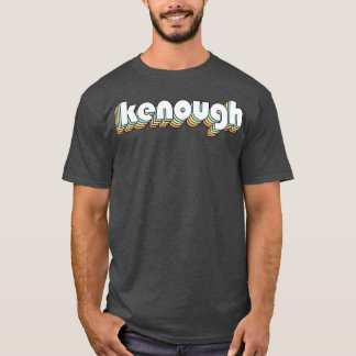Kgenug Retro-Regenbogentypografie verblasster Stil T-Shirt