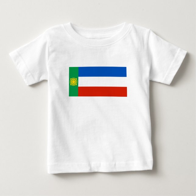 Khakassia Flag Baby T-shirt (Vorderseite)