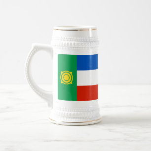 Khakassia Flag Bierglas