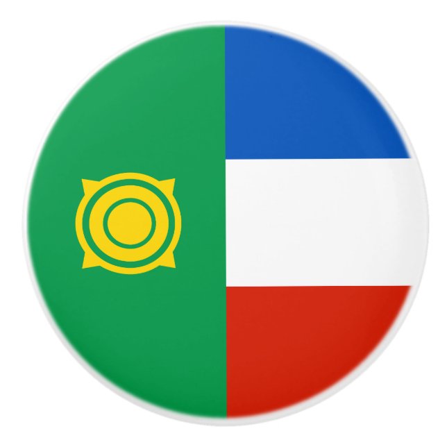 Khakassia Flag Keramikknauf (Vorderseite)