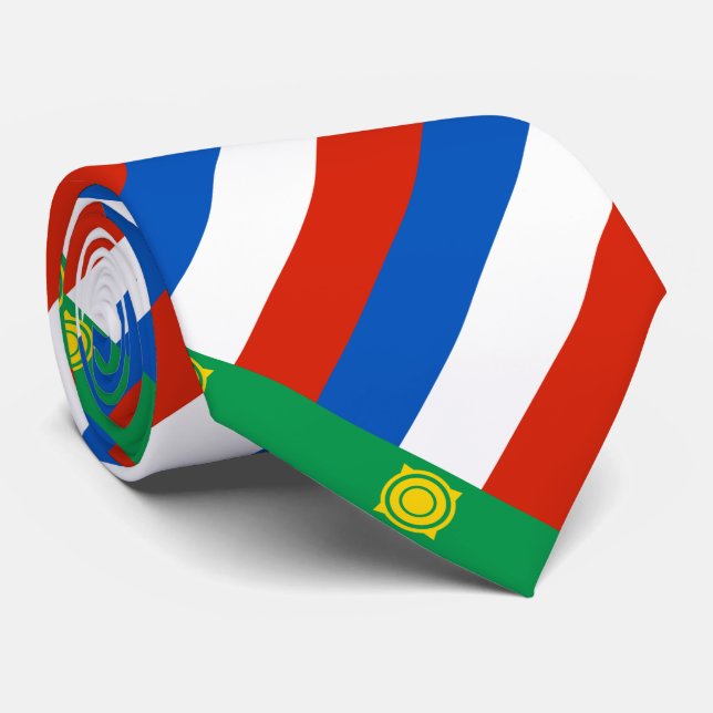 Khakassia Flag Krawatte (Gerollt)