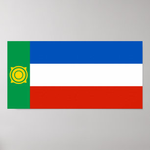 Khakassia Flag Poster