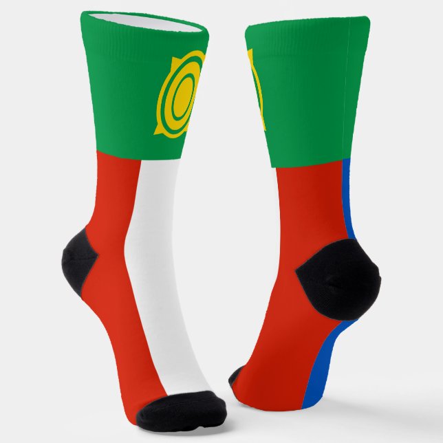 Khakassia Flag Socken (Gewinkelt)