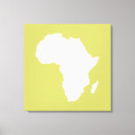 Khaki Audacious Africa Leinwanddruck<br><div class="desc">Afrika kartografiert Kontur in Weiß mit Kontrastfarben in Emporio Moffas "Safari"-Palette,  inspiriert durch die wagemutige Abenteuerlust und Wildnis des Kontinents.</div>