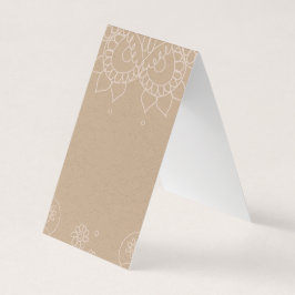 Khaki Color Boho Lässig Style Earring Display Card Visitenkarten