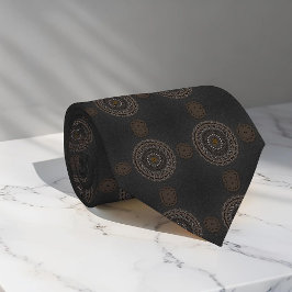 Khaki crocodylus porosus mandala Muster Krawatte