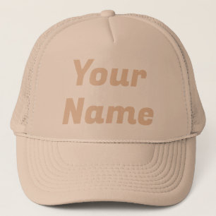 Khaki CUSTOMIZABLE Truckerkappe