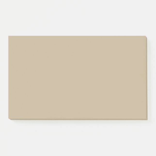 Khaki JUMBO Post-it Klebezettel (Vorderseite)