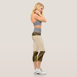 KHAKI KALM | m3galleryStudio Capri Leggings