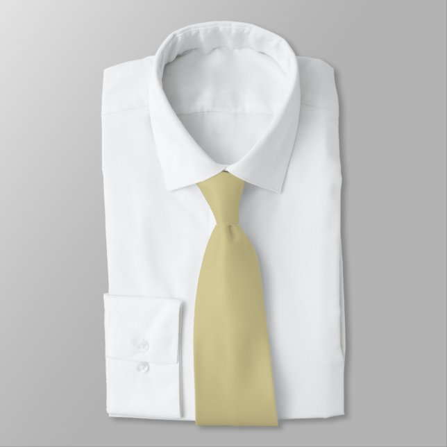 Khaki Necktie Krawatte (Gebunden)