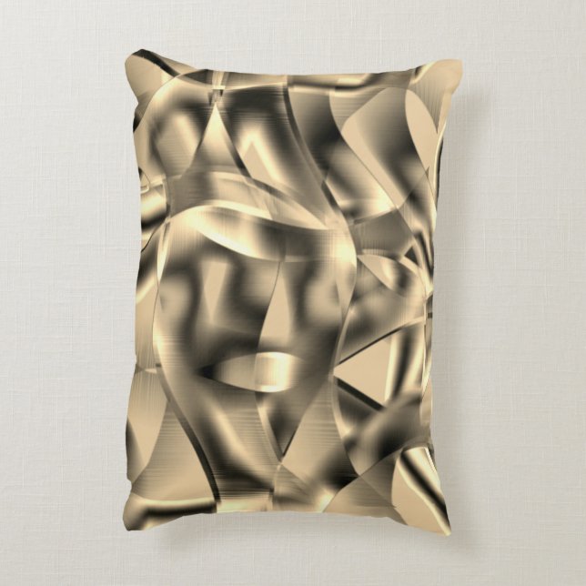 Khaki- oder Beige-Formen, in hellen Tönen Dekokissen (Rückseite(Vertikal))