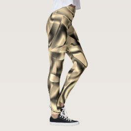 Khaki- oder Beige-Formen, in hellen Tönen Leggings