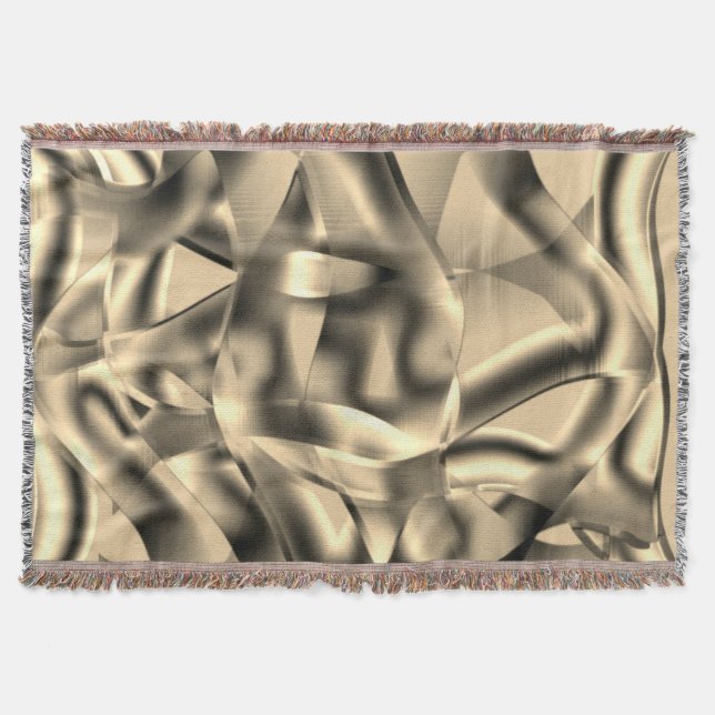 Khaki- oder Beige-Gebärde in kräftigen Tönen Decke (Vorderseite)