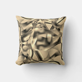 Khaki- oder Beige-Gebärde in kräftigen Tönen Kissen