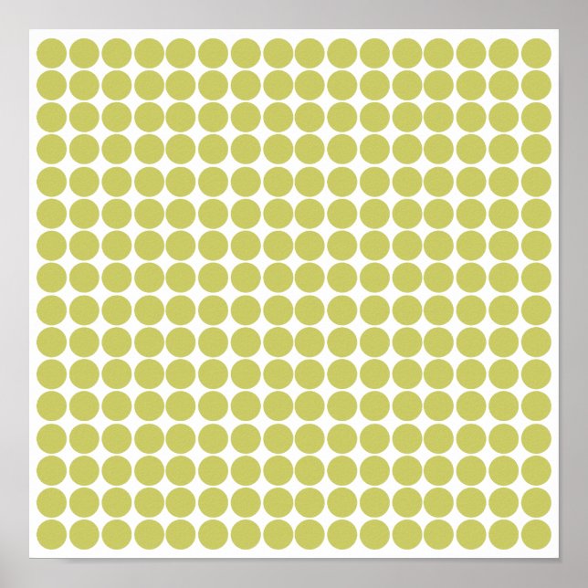 Khaki Safari Dot Poster (Vorne)