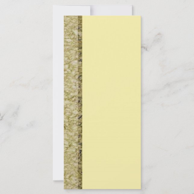 Khaki Sand Stone Rack Card (Vorderseite)