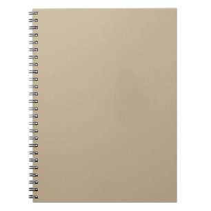 Khaki Spiral Notebook Notizblock