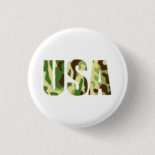 Khaki-Tarnschild Button