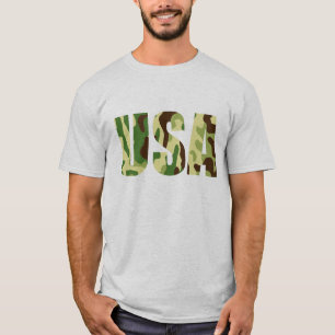 Khaki-Tarnschild T-Shirt