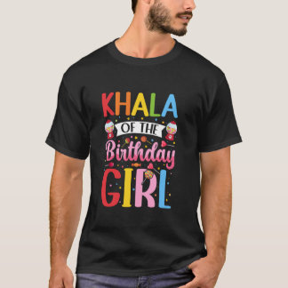 Khala vom Geburtstagsmädchen Tante Candy Party Fam T-Shirt