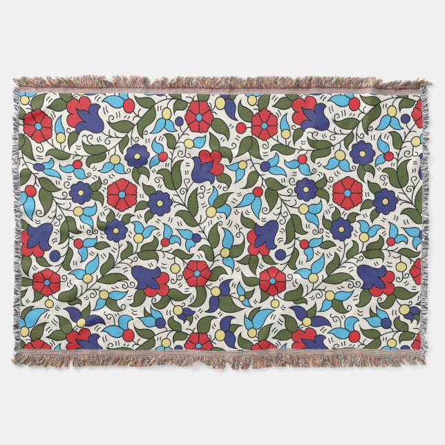 Khalili Floral  Decke (Vorderseite)
