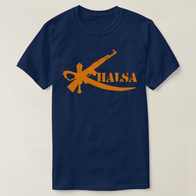 Khalsa AK 47 T-Shirt (Design vorne)