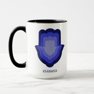 Khamsa Blue Tasse