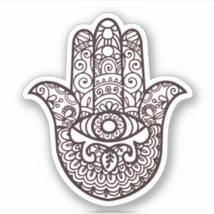 Khamsa Hand Viel Glück Aufkleber
