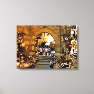 Khan al-khalili-Markt Leinwanddruck