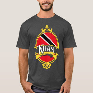 Khan Family Trinidad und Tobago Flag T-Shirt