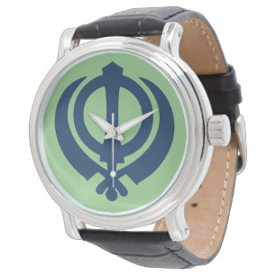 Khanda-Symbol (Sikh) Armbanduhr