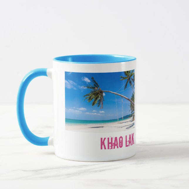 Khao Lak Phang-Nga Thailand Beach Panorama Holiday Tasse (Links)