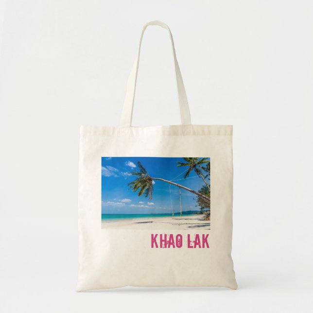 Khao Lak Phang-Nga Thailand Beach Panorama Holiday Tragetasche (Vorne)
