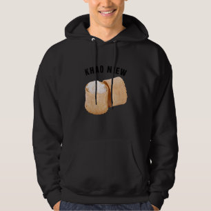 Khao Niew Klebreis-Topf Laos Thailändisches Essen Hoodie